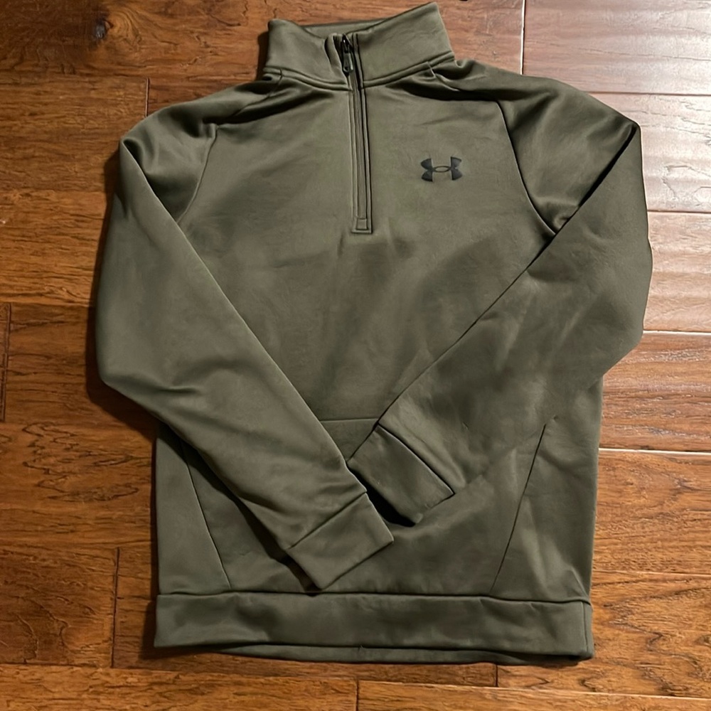 UA Olive 3/4 Zip Pullover